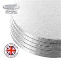 Culpitt Individually Wrapped Silver Round Cake Drums - 5 Pack Alternative Image