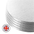 Culpitt Silver Round Cake Drums - 5 Pack Alternative Image