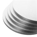 Culpitt Standard 10'' Round Silver Cake Boards - 5 Pack Alternative Image