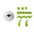 Wilton Piping Nozzle #366 Large Leaf Alternative Image
