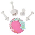 Cake Star Plunger Cutter Blossom 4 piece Alternative Image