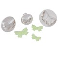 Cake Star Plunger Cutter Butterfly 3 piece Alternative Image