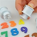 Cake Star Push Easy Cutters - Mini Numbers - 10 Piece Alternative Image