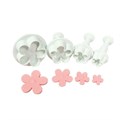 Cake Star - 5 Petal Plunger Cutter - 4 Set Alternative Image