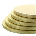 Satinara 12" (304mm) Pale Gold Round Cake Boards - 5 Pack Alternative Image