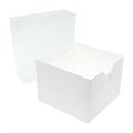 8" Cake Box & Transparent Lid Combo - 10 Sets Alternative Image