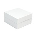 9" Standard White Cake Boxes & Lids - 50 pack Alternative Image