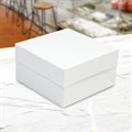 9" Standard White Cake Boxes & Lids - 50 pack Alternative Image