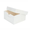 11" Standard White Cake Boxes & Lids - 50 pack Alternative Image