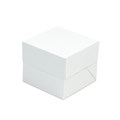 10" Standard White Cake Boxes & Lids - 50 pack Alternative Image
