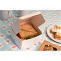 White 6" Bakery Box - 250 Pack Alternative Image
