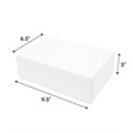 White 6 Hole Cupcake Box with Plain Lid Alternative Image