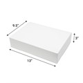 White 12 Hole Cupcake Box with Plain Lid Alternative Image