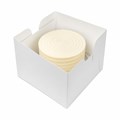 8" White Cake Box Base - 10 Pack Alternative Image