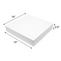 14" White Cake Box Lid - 10 Pack Alternative Image