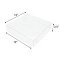 12" Transparent Cake Box Lid - 10 Pack Alternative Image