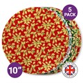 Culpitt Premium 10" Round Christmas Cake Boards - Assorted 5 Pack Alternative Image