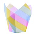 PME Tulip Baking Cases -Rainbow Stripes  24pk Alternative Image