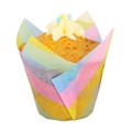 PME Tulip Baking Cases -Rainbow Stripes  24pk Alternative Image