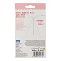 PME- Ribbon Bow Cake Toppers -White 8pk Alternative Image