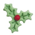 16mm Light Green Sugar Triple Holly and Berry Alternative Image