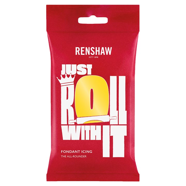 Renshaw Professional Sugar Paste - Yellow - 1 x 250g