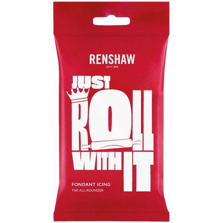 Renshaw Just Roll with It Sugar Paste - White - 12 x 250g