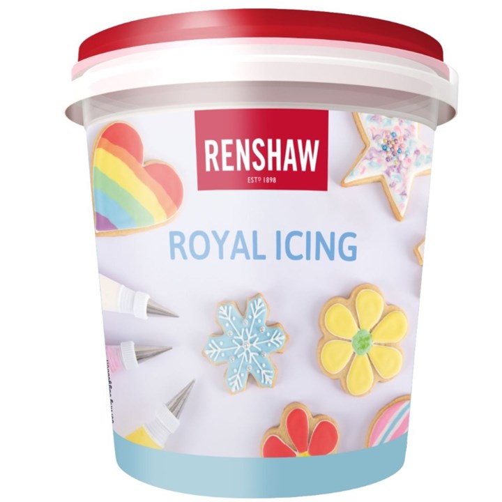 Renshaw Royal Icing - White - 400g - Pack of 4