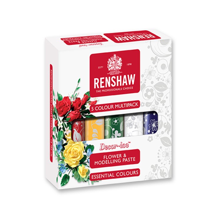 Renshaw Multipack Flower & Modelling Paste Essential Colours