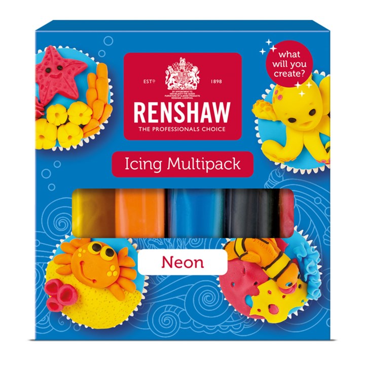 Renshaw - Multipack - Neon Colours - 5 x 100g - single