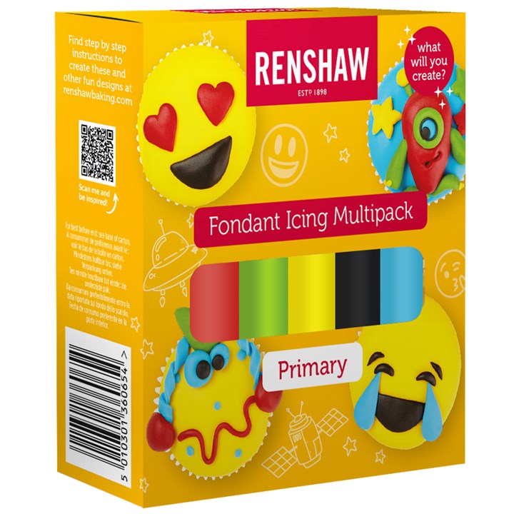 Renshaw - Multipack - Primary Colours - 5 x 100g - 6 Pack