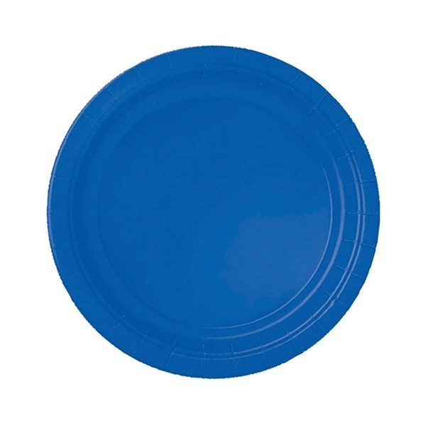Royal Blue Party Plates - Paper - single