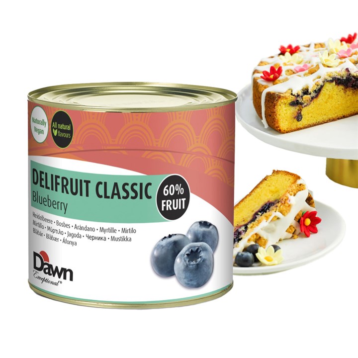 Dawn Foods Delifruit Filling Blueberry - 2.7kg - Single