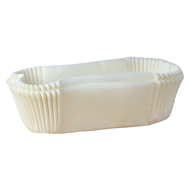40 2lb Loaf Cake Tin Liners - White