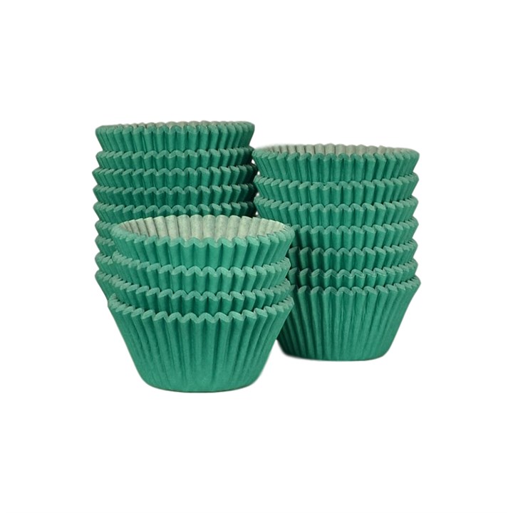 Dark Green Muffin Cases - Bulk