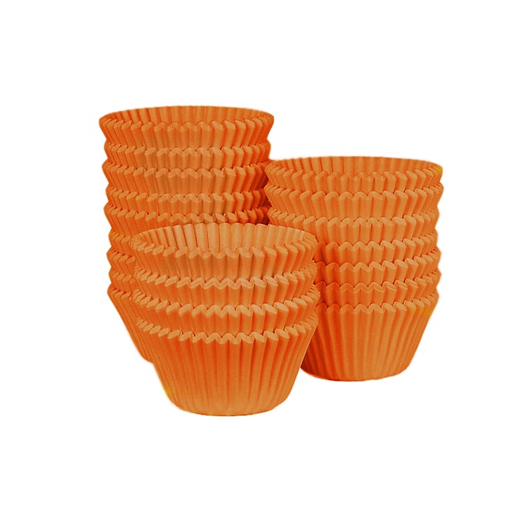 Orange Muffin Cases - Bulk