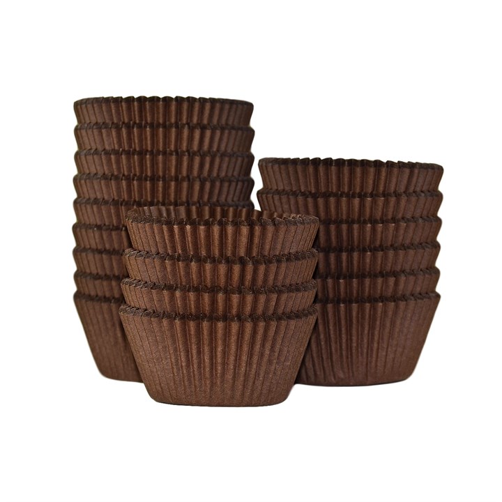 Brown Muffin Cases - Bulk