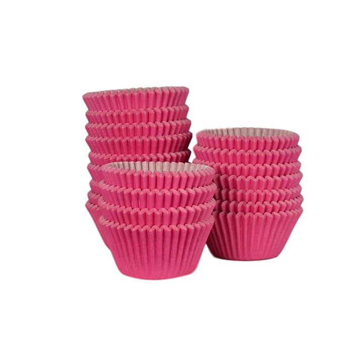 Hot Pink Muffin Cases - Bulk