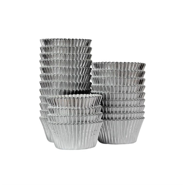Silver Foil Baking Cases - Bulk - 375 pack