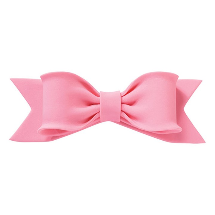 Gumpaste Bow Pastel Pink 150 x 50mm