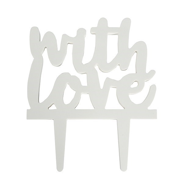 With Love Gumpaste Pic - 113mm