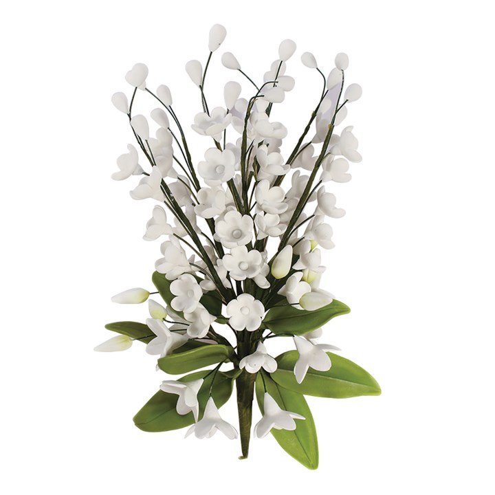 Gum Paste Spray Lily of the Valley 150mm