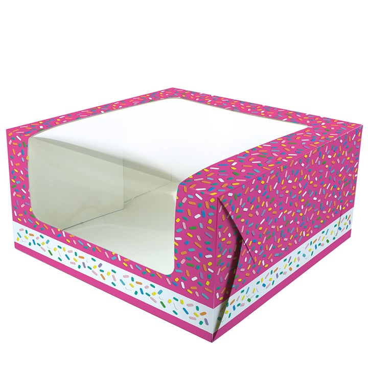 Sprinkles Cake Box -  10 x 5 - 20pk