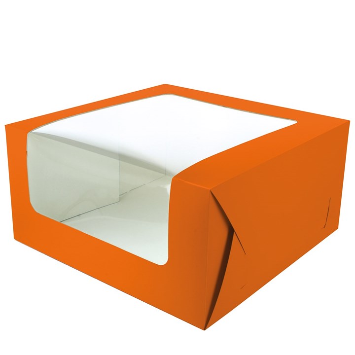 Brights - Tangerine Cake Box -  10 x 5 - 20pk
