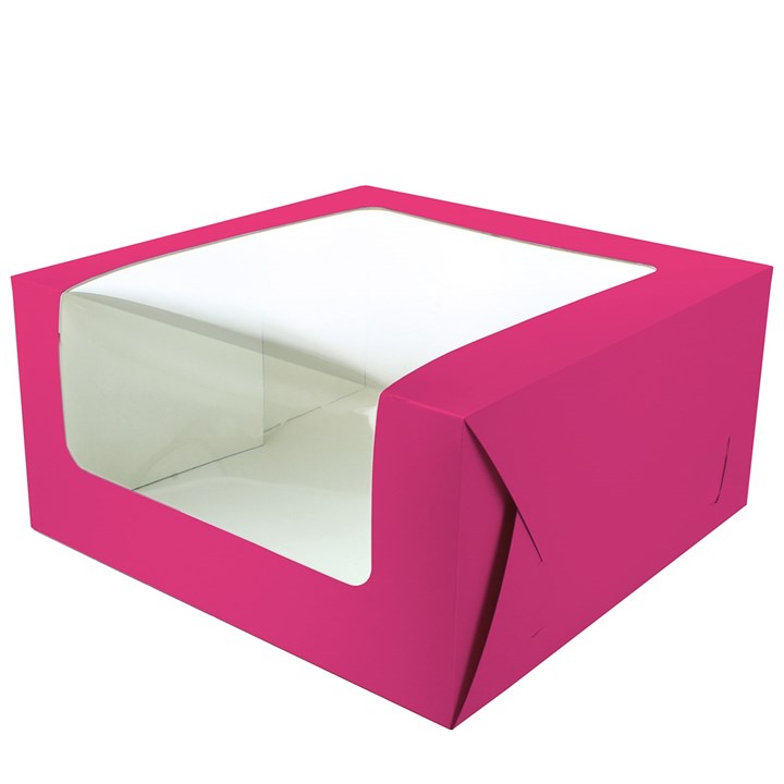 Brights - Pink Cake Box -  10 x 5 - 20pk