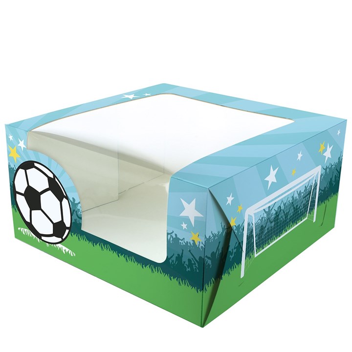 Football Cake Box -  10 x 5 - 20pk
