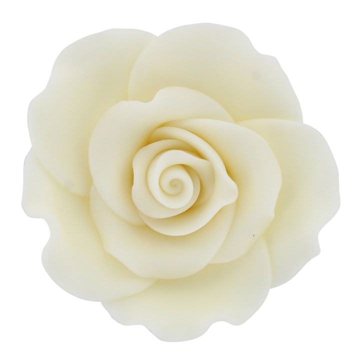 Warm White SugarSoft® Roses - excl E171 - 63mm