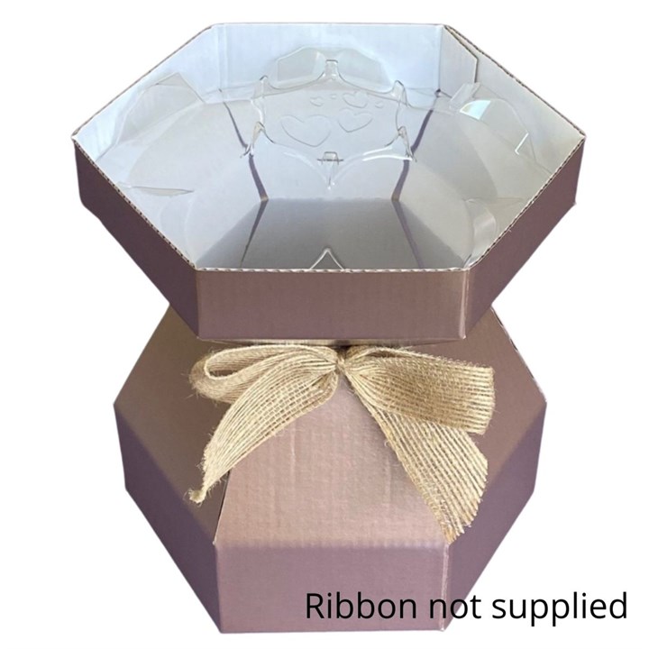 Purple Cupcakes Cupcake Bouquet Box - Rose Gold