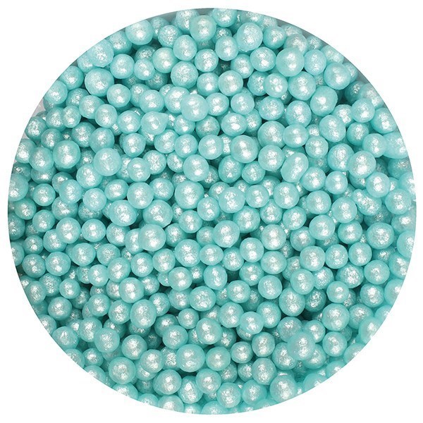 Purple Cupcakes Small Shimmer Pearls Seafoam 80g
