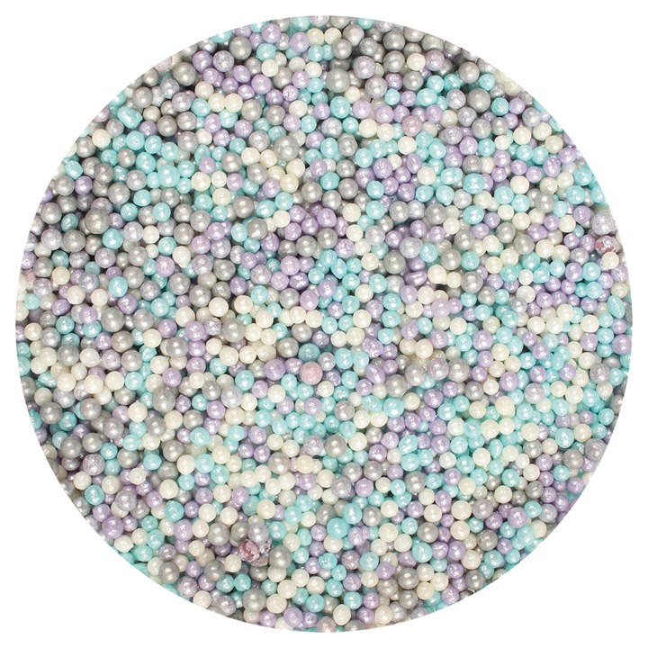 Purple Cupcakes Nonpareils - Frozen Shimmer - 100g